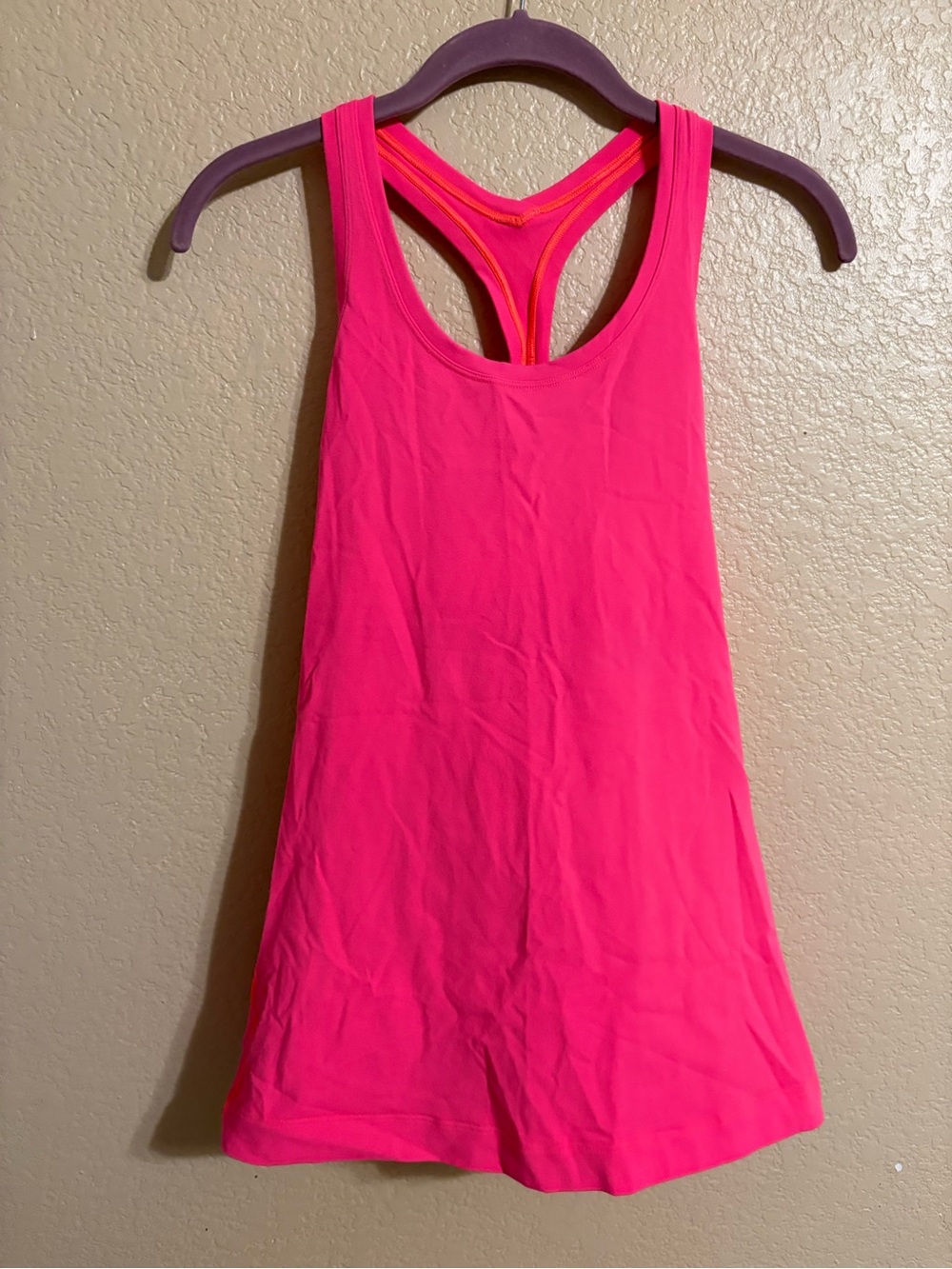 Lululemon Cool Racerback Pink Tank Top